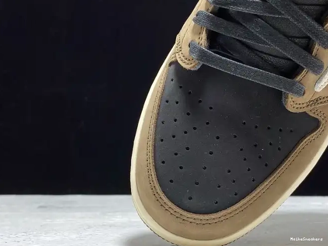 MaikeSneakers Mocha x SP CQ4277-001 Jordan Scott Low Dark 1 OG Air Travis 0517
